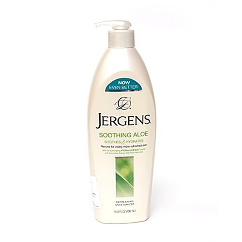 Buy Jergens Moisturizer Soothing Aloe Blend And Cucumber Extract 498 Ml