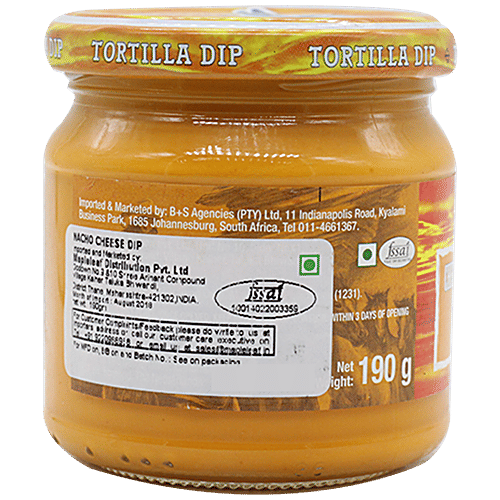Cantina Mexicana Cheese Dip for Tortilla Chips Cheddar, 190 g  