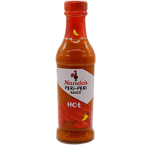 Nandos Sauce - Hot Peri Peri, 250 g  Bursting Flavour
 Fiery Treat