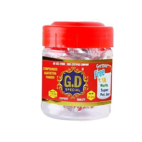 Buy Gd Compounded Asafoetida Special 40 Gm Online at the Best Price of