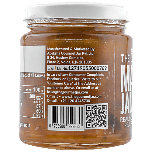 The Gourmet Jar Mango Jalapeno Preserve, 230 g With Natural Ingredients