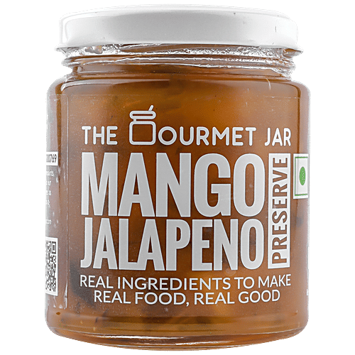 The Gourmet Jar Mango Jalapeno Preserve, 230 g With Natural Ingredients