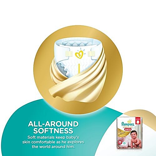 Buy Pampers Premium Care Pants Diapers Medium Size 20 Pcs Online At Best Price bigbasket