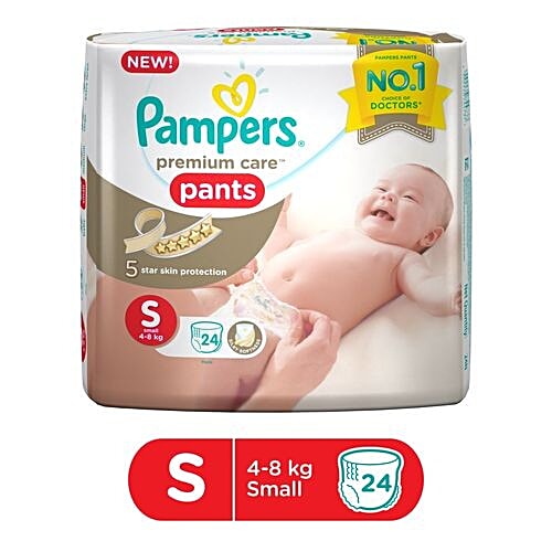 pampers premium care pants small
