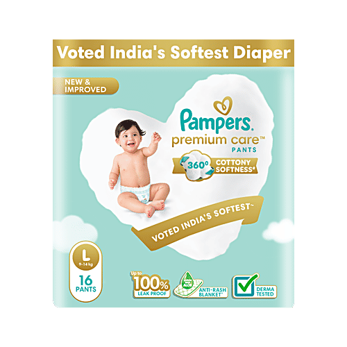 Pampers  Premium Care Diaper Pants - L, 16 pcs  