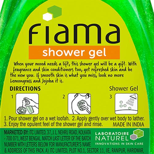Fiama Shower Gel - Lemongrass & Jojoba, 550 ml  