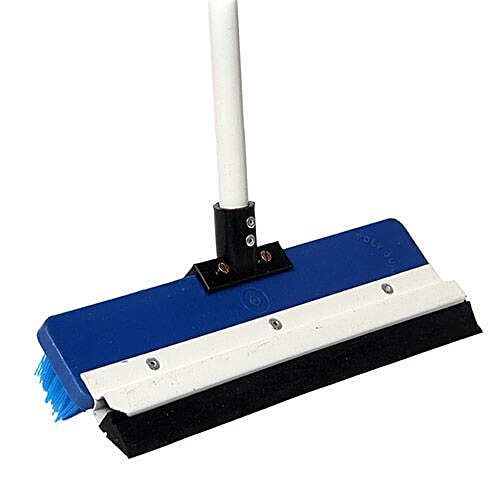 Buy Polyguards Floor Bathroom Brush With Wiper Assorted Color 1 Pc