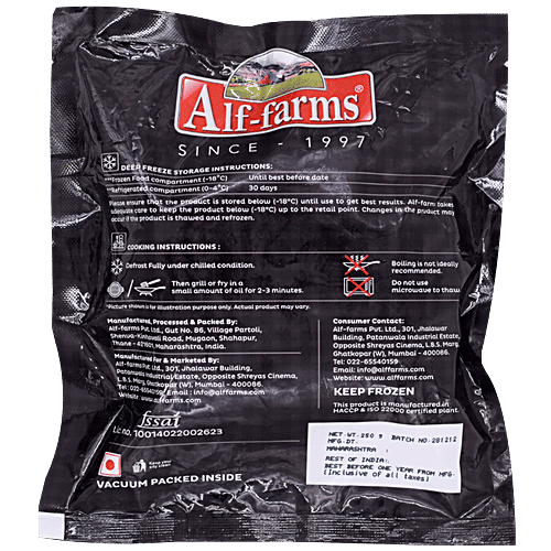 Alf-Farms Chicken Chili Salami, 250 g  High Hygiene Standards