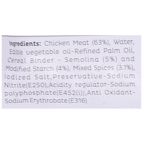 Alf-Farms Chicken Chili Salami, 250 g  High Hygiene Standards