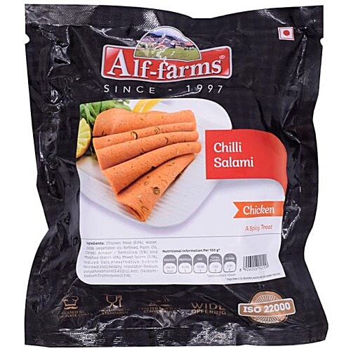 Alf-Farms Chicken Chili Salami, 250 g  High Hygiene Standards