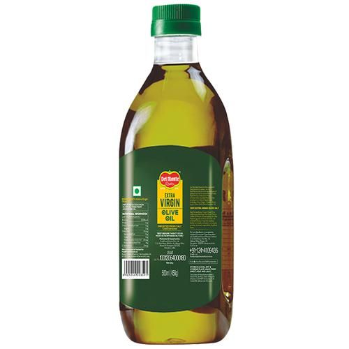 Del Monte  Extra Virgin Olive Oil, 500 ml Plastic Bottle 