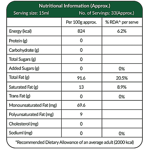 Del Monte Extra Virgin Olive Oil, 500 ml Bottle 