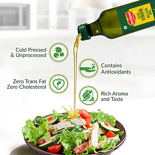 Del Monte Extra Virgin Olive Oil, 500 ml Bottle 