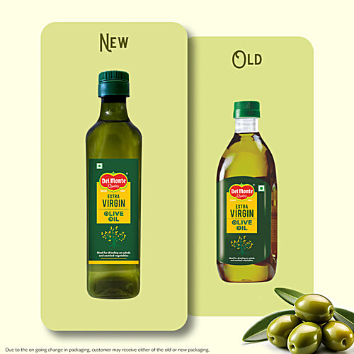 Del Monte Extra Virgin Olive Oil, 500 ml Bottle 