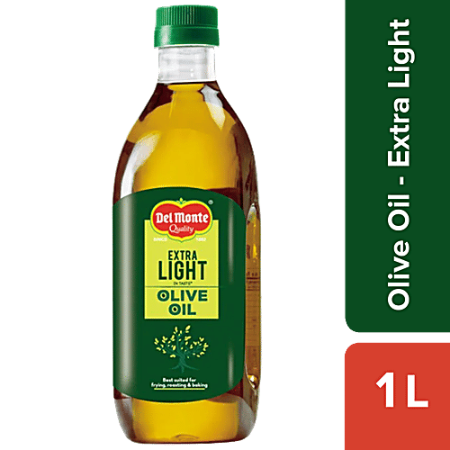 Del Monte Extra Light Olive Oil, 1 L Plastic Bottle 
