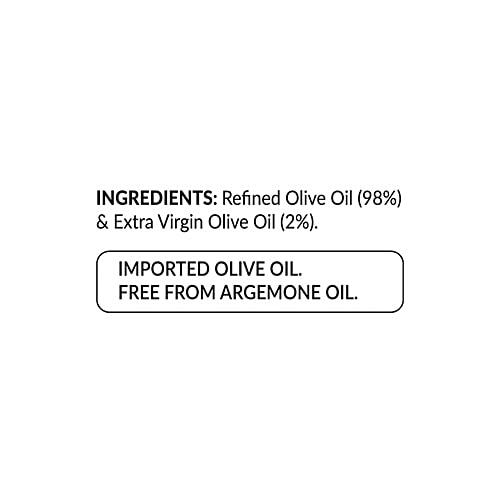 Del Monte Extra Light Olive Oil, 5 L Bottle Versatile Cooking Oil
 Zero Transfat & Cholesterol