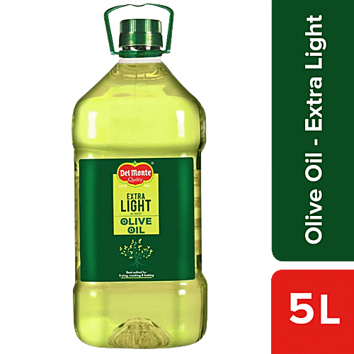 Del Monte Extra Light Olive Oil, 5 L Plastic Bottle 