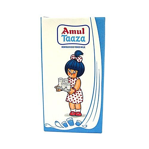 Buy Amul Taaza Fresh Toned Milk 500 Ml Online At Best Price of Rs 37