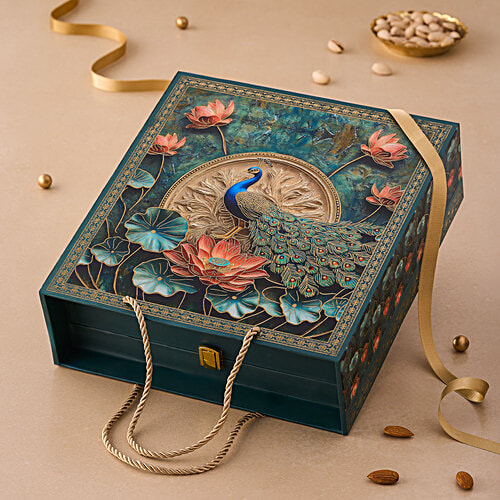 bb Royal Premium Dry Fruit Gift Box - Almonds, Cashews, Raisins, Pistachios, 725 g  