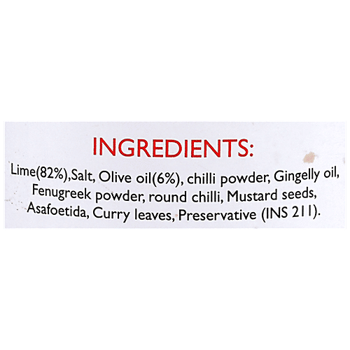 Buy Manna Olive Oil Pickle Lime 300 Gm Online At Best Price of Rs 89 bigbasket