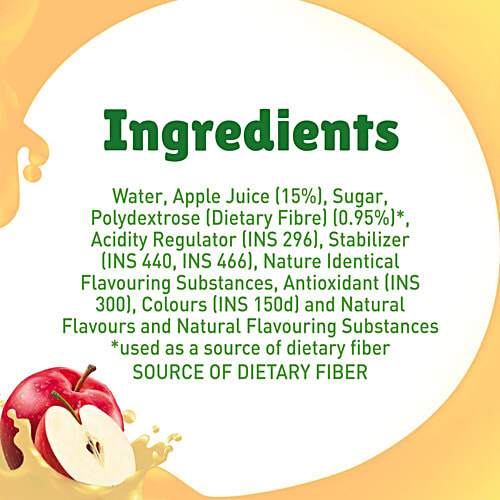 B Natural Apple Fruit Beverage, 1 L  Zero Fat