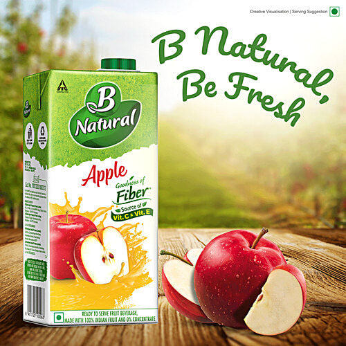 B Natural Juice - Apple Awe, 1 L  