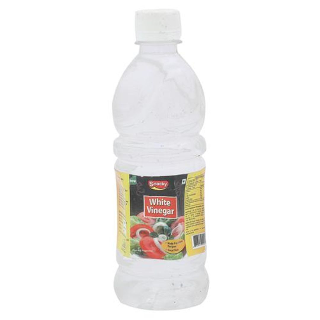 Snacky White Vinegar, 500 ml Plastic Bottle
