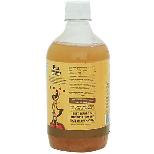 Buy True Elements Apple Cider Vinegar 500 Gm Online at the Best Price