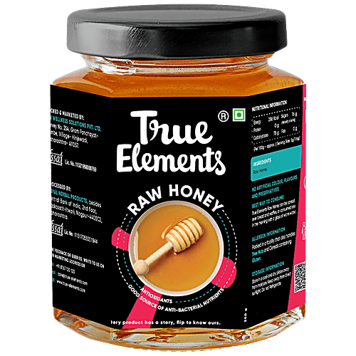 True Elements Raw Honey, 350 g Raw Honey
Natural