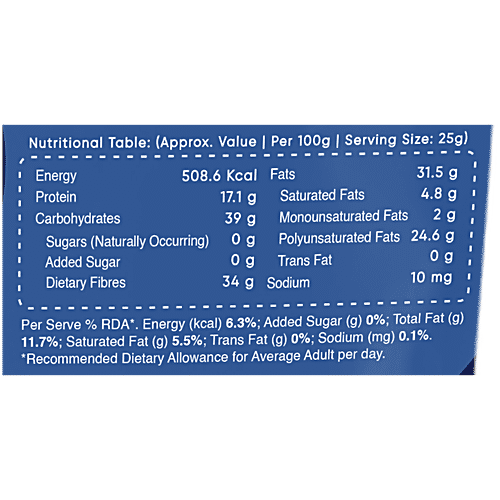 True Elements Raw Chia Seeds, 150 g  High In Fibre & Protein