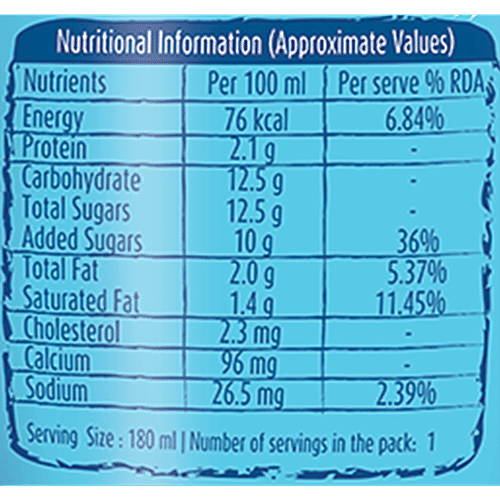 Mother Dairy Lassi - Sweet, 180 ml Bottle 