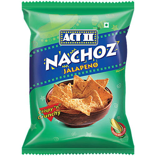 ACT II Jalapeno Nachoz, 130 g  Crispy & Crunchy