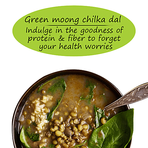 bb Popular Moong - Green, Split/Chilka, 1 kg Pouch 