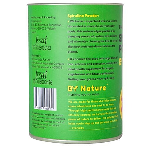By Nature Spirulina Powder, 100 g  