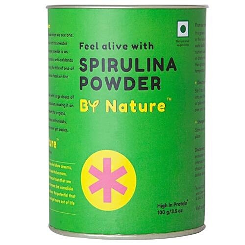 By Nature Spirulina Powder, 100 g  