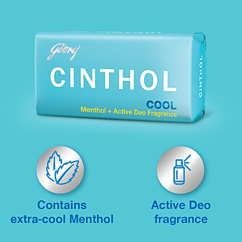 Buy Cinthol Deodorant Soap Cool 100 Gm Online At Best Price of Rs 212.
