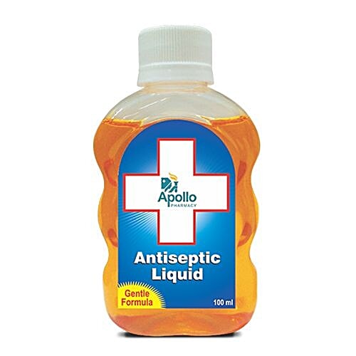 Buy Apollo Pharmacy Antiseptic Liquid Gentle Formula Apa0007 100 Ml