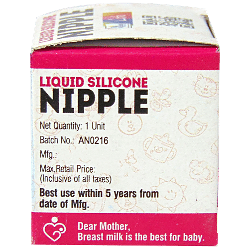 Apollo Pharmacy Baby Best - Liquid Silicone Nipple, BBL0001, 1 pc  
