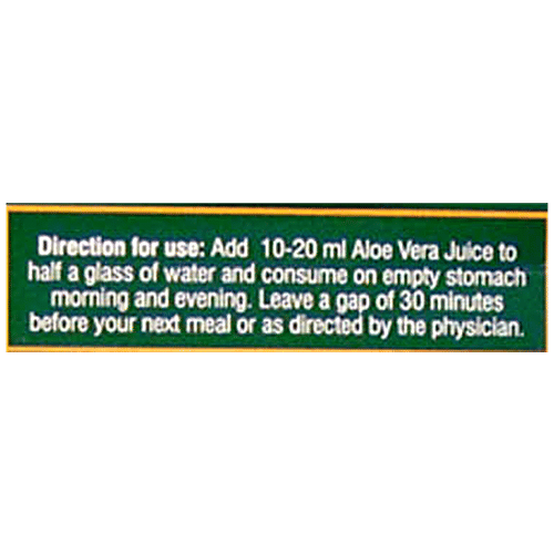 Apollo Pharmacy Aloe Vera Juice - 100% Natural, APA0040, 1 L Rich in Natural Nutrients & Fibres