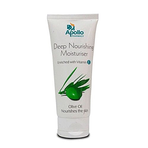 Buy Apollo Pharmacy Deep Nourishing Moisturiser Olive Oil Nourishes The Skin Apm0010 100 Ml
