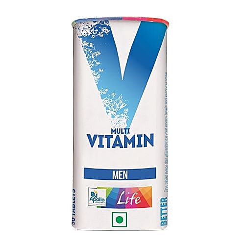 Buy Apollo Pharmacy Tablets Multi Vitamin For Men Apm0025 30 Pcs Online