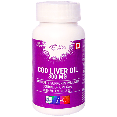 Buy Apollo Pharmacy Capsules Cod Liver Oil, APC0049 Online at Best