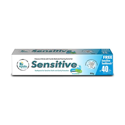 Buy Apollo Pharmacy Toothpaste Sensitive Aps0030 80 Gm Online At Best Price  of Rs null - bigbasket