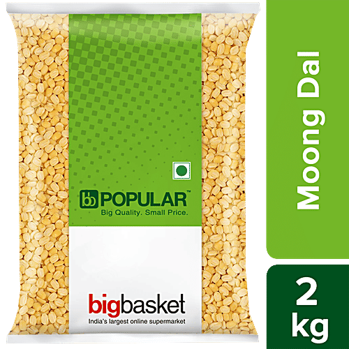 bb Popular Moong Dal/Hesaru Bele, 2 kg Pouch 