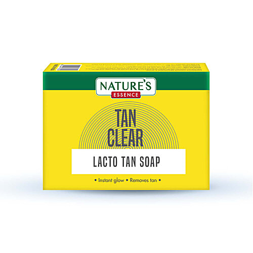 Natures Essence Tan Clear Bathing Bar - For Tan-free Skin With An Instant Glow, 75 g  