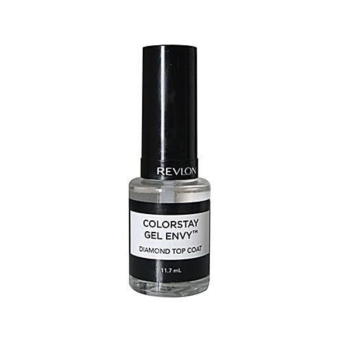 Revlon ColorStay Gel Envy Longwear Nail Enamel, 11.7 ml Diamond Topcoat Bubble-Free, Chip-Resistant