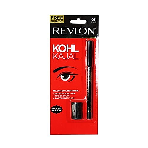 Revlon Kohl Kajal Eye Liner Pencil, 1.15 g Black 