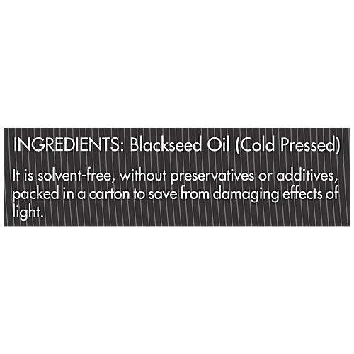 Health 1st Blackseed Oil - Cold Pressed, 200 ml Bottle No Preservatives Or Additives