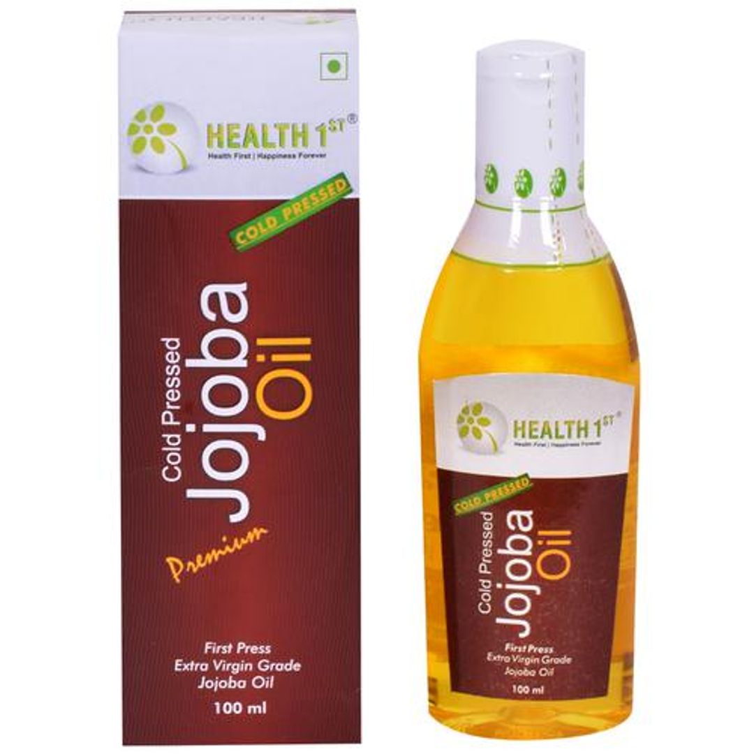 Health 1st Jojoba Oil - Cold Pressed, 100 ml Bottle