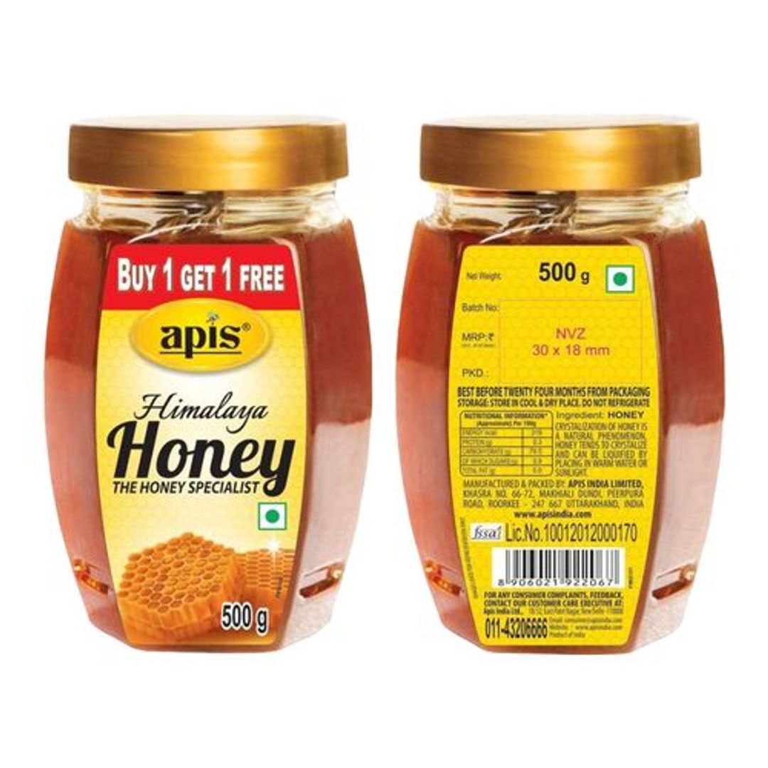 Apis Himalaya Honey, 500 g Buy 1 Get 1 Free